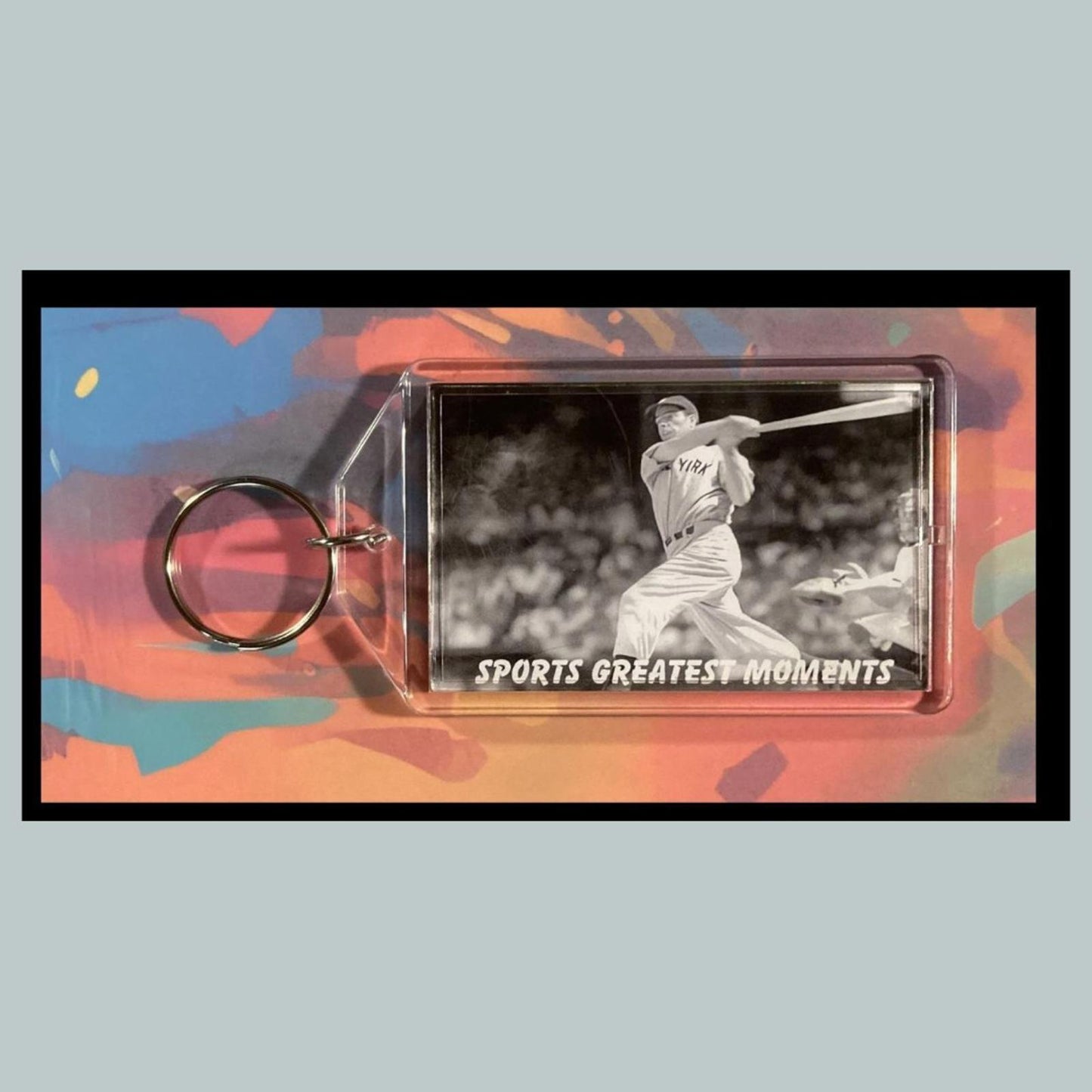 0378 Joe Dimaggio - Sports Greatest Moments Keychain - Makes A  Great Gift