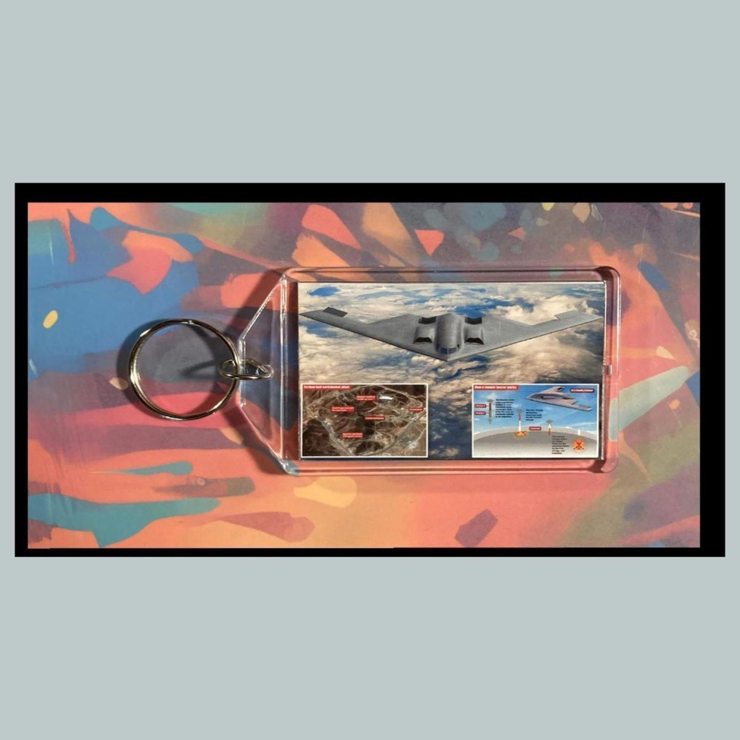 0393 Trump Following The Plan Custom Hand Made Keychain-Makes A Great Gift