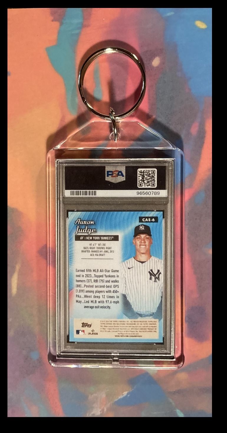 3001 Aaron Judge Fantasy Mockup Custom Hand Made Keychain-Makes A Great Gift KYC BBL