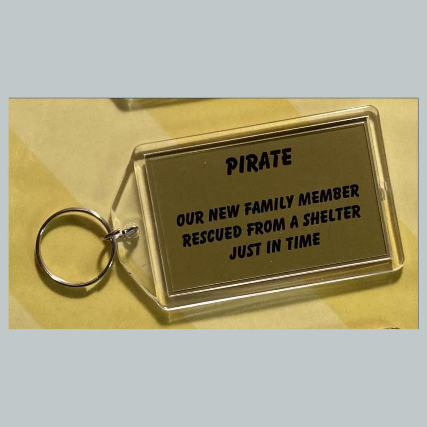 0710 Pirate Personalized Custom Hand Made Keychain