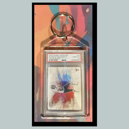 0012 Patrick Mahomes Color Blast Custom Hand Made Novelty Keychain A Great Gift