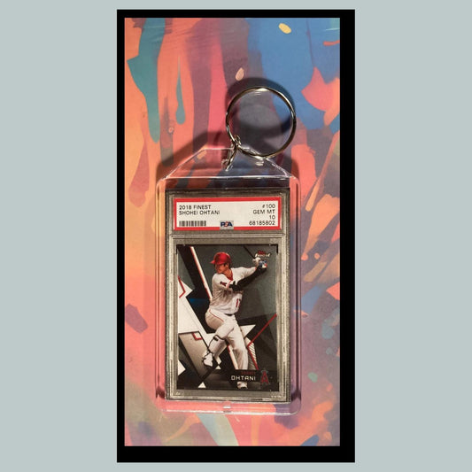 0066 Shohei Ohtani 2018 Topps Finest Custom Hand Made Novelty Keychain - Gift