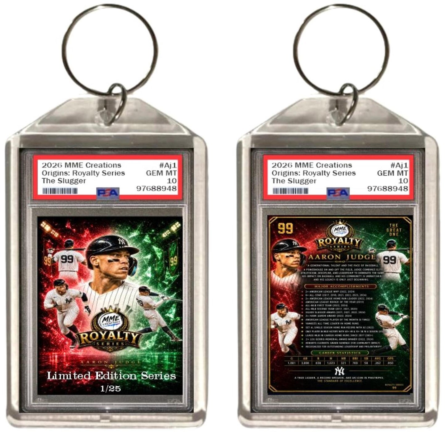 The Slugger Origins: Hand Made Keychain | Limited Edition /25 | Royalty Series