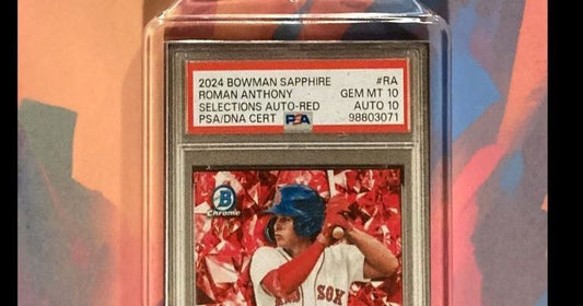 3070 Roman Anthony 2024 Bowman Sapphire Red Auto PSA Style Custom Keychain BBL KYC